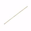 Picture of 3/8" x 20" Polished Brass Toilet Riser with Flat Head