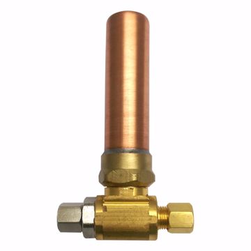 Picture of 1/4" M x F Compression TEE AA Water Hammer Arrester, Lead Free