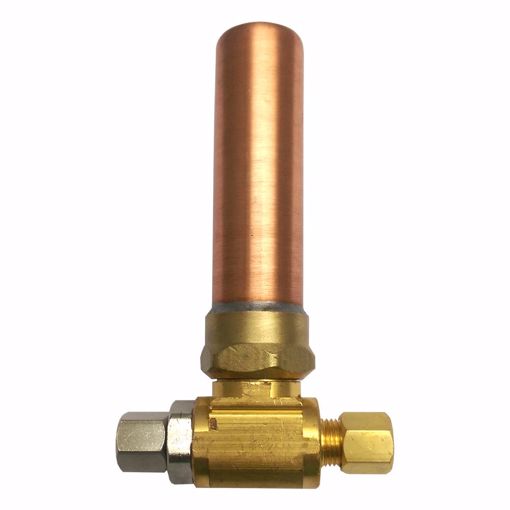 Picture of 1/4" M x F Compression TEE AA Water Hammer Arrester, Lead Free