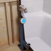 Picture of ABS Schedule 40 Rough-In Half Bath Waste Kit with Quick Test, Chrome Plated