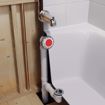 Picture of PVC Schedule 40 Rough-In Half Bath Waste Kit with Quick Test, Brushed Nickel