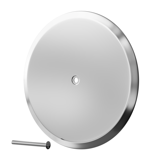 Picture of 10" Stainless Steel Cleanout/Extension Cover, Wall Mount with 4" Bolt (24 Gauge)