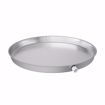 Picture of 24" Aluminum Round Water Heater Pan with 1" PVC Fitting