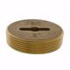Picture of 2” Slotted Brass Cleanout Plug with 5/16” Tapped Hole