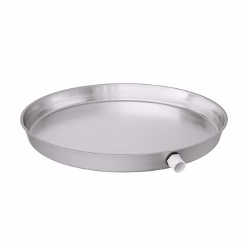 Picture of 20" Aluminum Round Water Heater Pan with 1" PVC Fitting