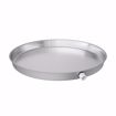 Picture of 22" Aluminum Round Water Heater Pan with 1" PVC Fitting