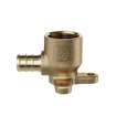Picture of 1/2" F1807 x FIP Brass PEX 90° Drop Ear Elbow, 3 Ears, Bag of 25