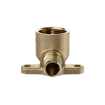 Picture of 1/2" F1807 x FIP Brass PEX 90° Drop Ear Elbow, 3 Ears, Bag of 25