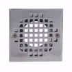 Picture of 2” Chrome Plated Brass Spud with 4-1/4” Chrome Plated Square Strainer