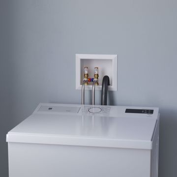 Picture of Washing Machine Box, Quarter Turn Right Outlet with Water Hammer Arrestor, 1/2" PEX F1960 Connection