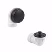 Picture of Lift and Turn PVC Schedule 40 Half Bath Waste Kit with Quick Test, Matte Black