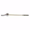 Picture of Brushed Nickel Tank Trip Lever with 8" Brass Arm, Metal Spud and Nut