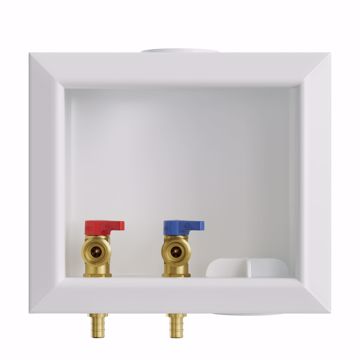 Picture of Washing Machine Box, Quarter Turn Right Outlet, 1/2" PEX F1807 Connection
