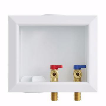 Picture of Washing Machine Box, Quarter Turn Left Outlet, 1/2" MIP/SWT Connection