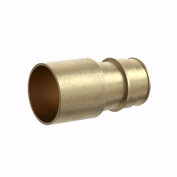 Picture of 1/2" F1960 x 3/4" Female Sweat Brass PEX Adapter, Bag of 25