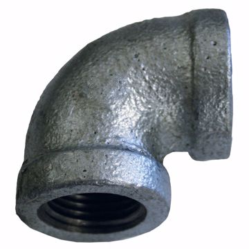 Picture of 2-1/2" Galvanized Iron 90° Elbow, Banded