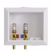 Picture of Washing Machine Box, Quarter Turn Right Outlet with Water Hammer Arrestor, 1/2" PEX F1960 Connection