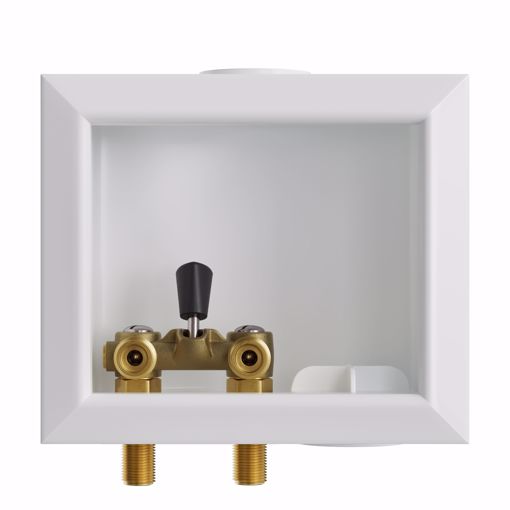 Picture of Washing Machine Box, Quarter Turn Right Outlet with Single Lever Valve, 1/2" MIP/SWT Connection