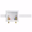 Picture of Washing Machine Box, Quarter Turn Center Outlet with Water Hammer Arrestor, 1/2" MIP/SWT Connection