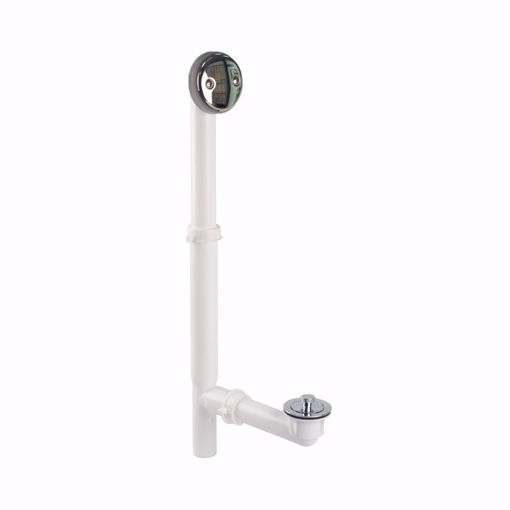 Picture of 24" Lift and Turn Polypropylene Tubular Full Bath Waste Kit, Chrome Plated