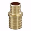 Picture of 1-1/2" x 1" F1807 Brass PEX Coupling, Bag of 10
