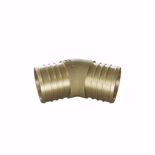 Picture of 1-1/2" F1807 Brass PEX 45° Elbow, Bag of 5