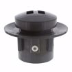 Picture of 4" LevelBest® Complete Heavy Duty Slab Drain System with 3-1/2" Plastic Spud and 5" Nickel Bronze Strainer