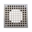 Picture of 3" Heavy Duty PVC Drain Base with 3-1/2" Metal Spud and 6" Nickel Bronze Strainer