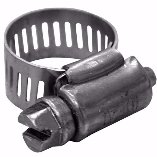 Picture of 1/2" - 1-1/16" Gear Clamp with 1/2" Band, All Stainless, Box of 100
