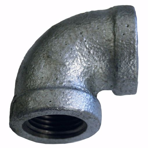 Picture of 1" Galvanized Iron 90° Elbow, Banded