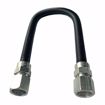 Picture of 1/2" OD (3/8" ID) X 12" Long, 1/2" Female Pipe Thread X 1/2" Female Pipe Thread, Black Coated Corrugated Stainless Steel Gas Connector