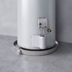 Picture of 20" Aluminum Round Water Heater Pan with 1" PVC Fitting