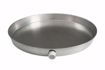 Picture of 24" Aluminum Round Water Heater Pan with 1" PVC Fitting