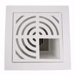 Picture of 3" x 4" PVC Pipe Fit Floor Sink with 3/4 Top Grate and Flat Bottom Grate