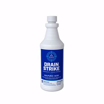 Picture of 1 Quart, Drain Strike (TM) Sulfuric Acid Drain Opener, Carton of 6