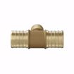 Picture of 1-1/4" x 1-1/4" x 1" F1807 Brass PEX Reducing Tee, Bag of 5