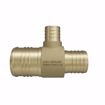 Picture of 2" x 1-1/2" x 1" F1807 Brass PEX Reducing Tee, Bag of 1