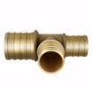 Picture of 2" x 1-1/2" x 1-1/2" F1807 Brass PEX Reducing Tee, Bag of 1