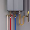 Picture of 3/4" IPS Tankless Water Heater Valve Service Kit with Pressure Relief Valve and Recirculation Valve