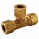 Picture of 1/4" Brass Compression Tee