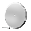 Picture of 10" Stainless Steel Cleanout/Extension Cover, Wall Mount with 4" Bolt (24 Gauge)