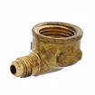 Picture of 1/4" x 1/2" Brass Flare x FIP 90° Elbow