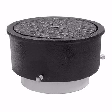 Picture of Adjustable Cleanout with 4" ABS Hub Fit Cleanout and Cast Iron Cover