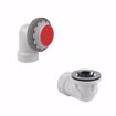 Picture of PVC Schedule 40 Rough-In Half Bath Waste Kit with Quick Test, Chrome Plated