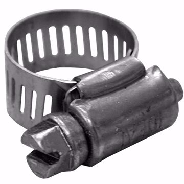 Picture of 1-5/8" - 2-1/2" Gear Clamp with 1/2" Band, All Stainless, Box of 100