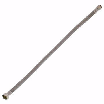 Picture of 3/8" Compression x 1/2" FIP x 20" Braided Stainless Steel Faucet Connector