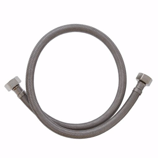 Picture of 1/2" FIP x 1/2" FIP x 30" Braided Stainless Steel Faucet Connector