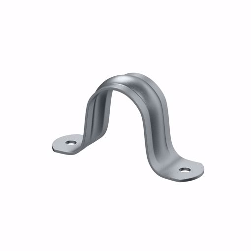 Picture of 2" IPS Pipe Strap, Two-Hole, Galvanized, Carton of 25