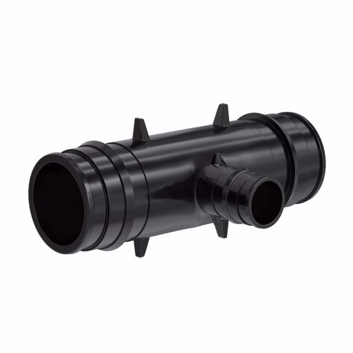Picture of 1-1/4" x 1-1/4" x 1/2" F1960 Poly PEX Reducing Tee, Bag of 10