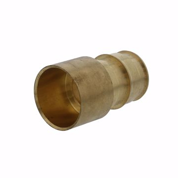 Picture of 1-1/4" F1960 Female Sweat Brass PEX Adapter, Bag of 8